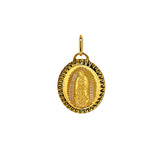 Dije (Virgen de Guadalupe) en oro amarillo 10kt.