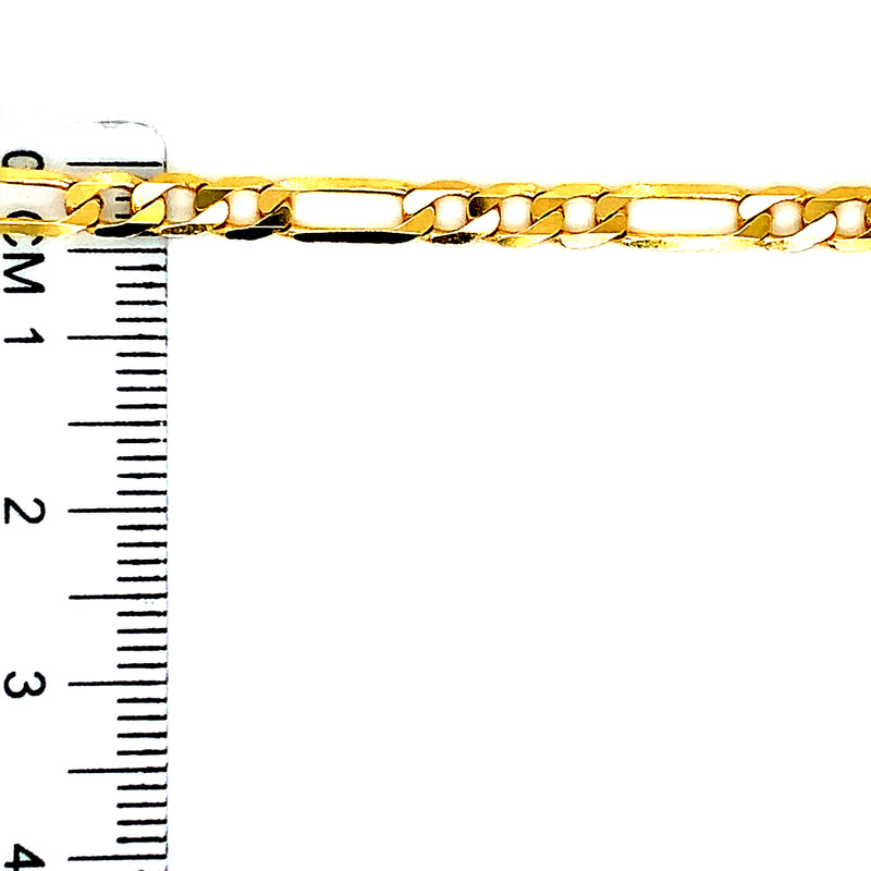 Pulsera (cartier) en oro amarillo 18k. 21CM