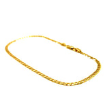 Pulsera (gourmet maciza) en oro amarillo 10kt. 21CM