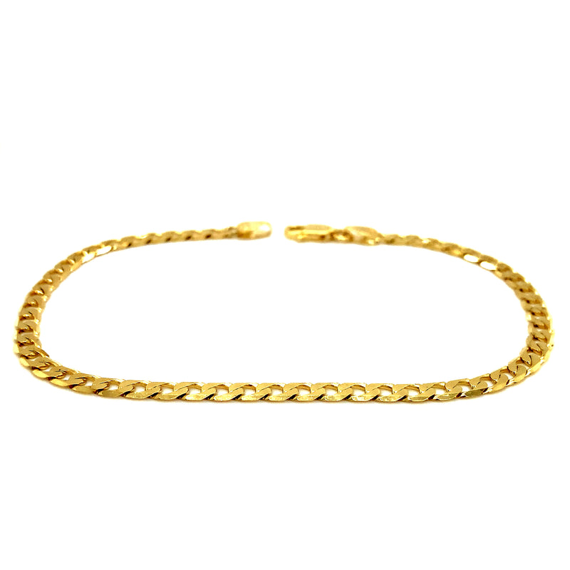 Pulsera (gourmet) en oro amarillo 10kt. 21CM