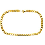 Pulsera (gourmet) en oro amarillo 10kt. 21CM