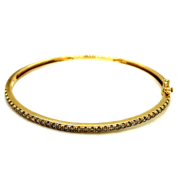 (SOFIA) Caña con diamantes en oro amarillo 10k  ANTES: $1,995.00
