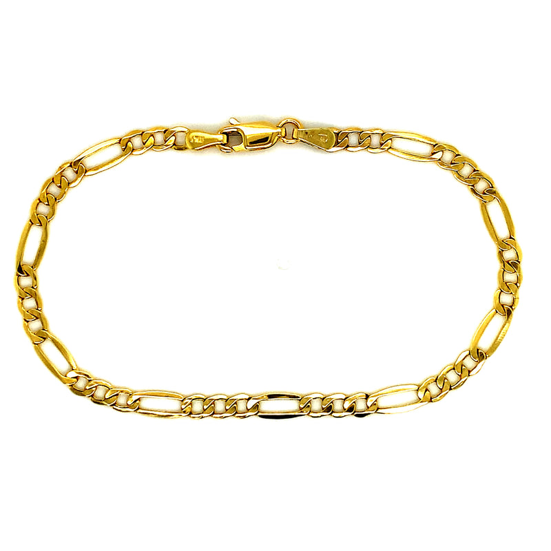 Pulsera cartier en oro amarillo 10kt. 21cm