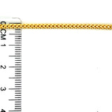 Cadena (Espiga Hueca) en oro amarillo 10kt. 50cm