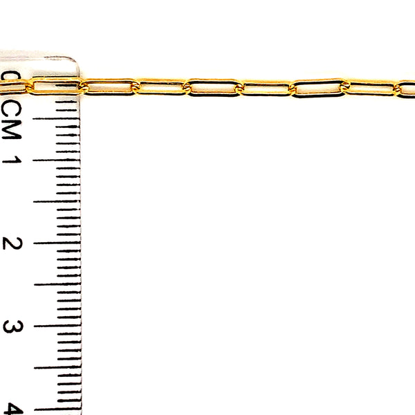 Cadena (clip) en oro amarillo 10k. 50cm