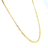 Cadena (gourmet) 50cm en oro amarillo 10k