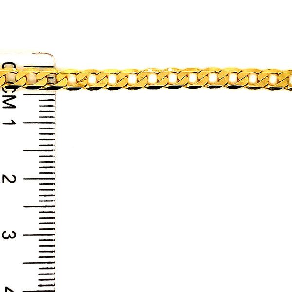 Cadena (gourmet) 60cm en oro amarillo 10k