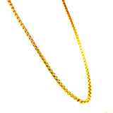 Cadena (franco) 60cm en oro amarillo 10k