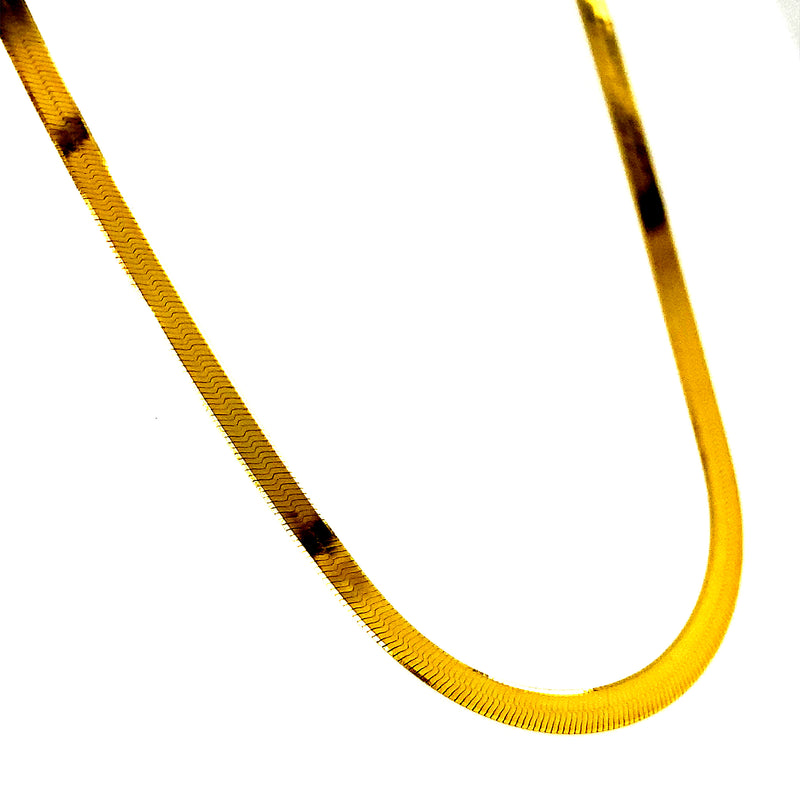 Cadena (omega) en oro amarillo 10kt. 50cm