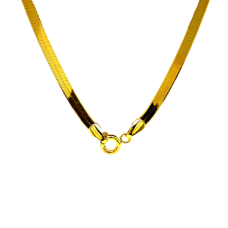 Cadena (omega) en oro amarillo 10kt. 40cm