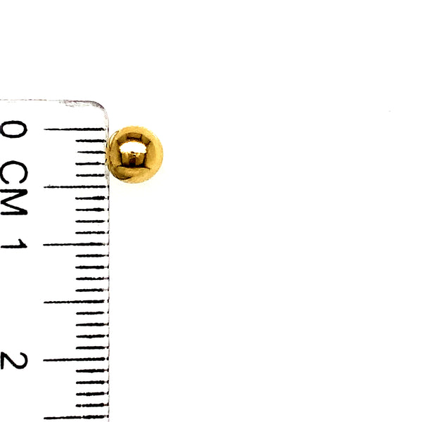 Aretes para bebés en oro amarillo 10kt