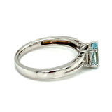 Anillo de aguamarina 925