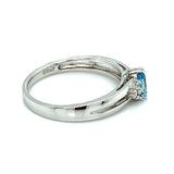 Anillo de aguamarina 925