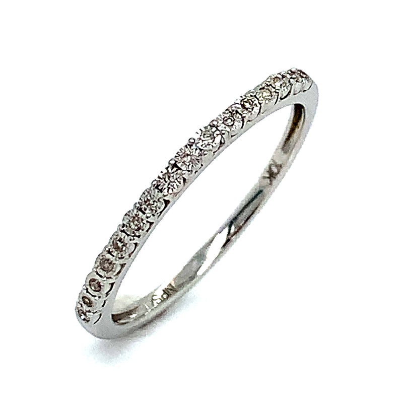 (SOFIA) Set de anillos con diamantes en oro blanco 10k  ANTES: $899.00