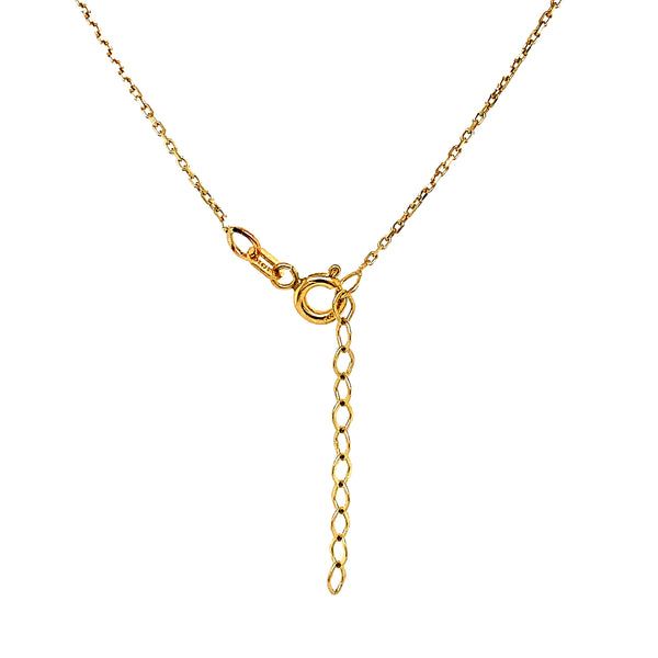 Collar (love) en oro amarillo 10kt. 43/45cm