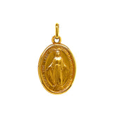 Dije (Medalla Milagrosa) en oro amarillo 18kt.