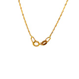 (SOFIA) Collar (llave) con diamantes en oro amarillo 10k