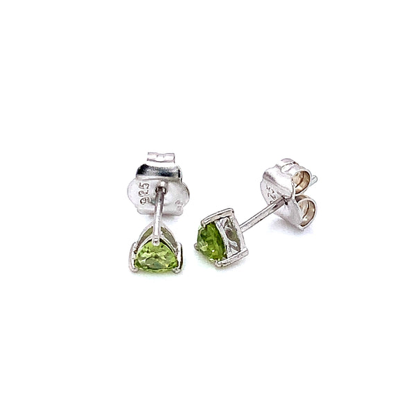 Aretes de cuarzo peridoto en plata 925