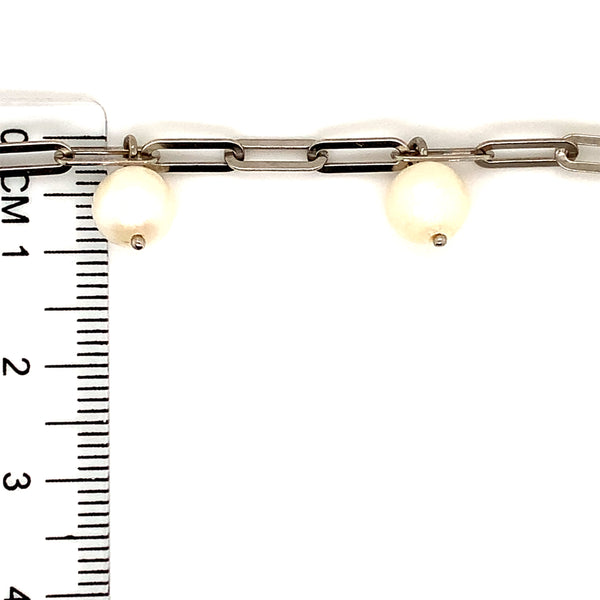 (SWAN) Collar de perlas en plata 925. 35cm-40cm  ANTES:  $99.00