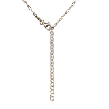 (SWAN) Collar de perlas con circones en plata 925. 35cm-40cm