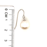 (SWAN) Aretes de perla en plata 925