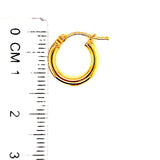 Argollas en oro amarillo 10KT