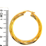 Argollas en oro amarillo 10KT