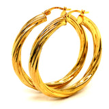 Argollas en oro amarillo 10KT