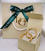 Argollas en oro amarillo 10KT
