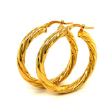 Argollas en oro amarillo 10KT