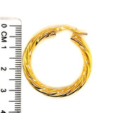 Argollas en oro amarillo 10KT