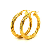 Argollas en oro amarillo 10KT