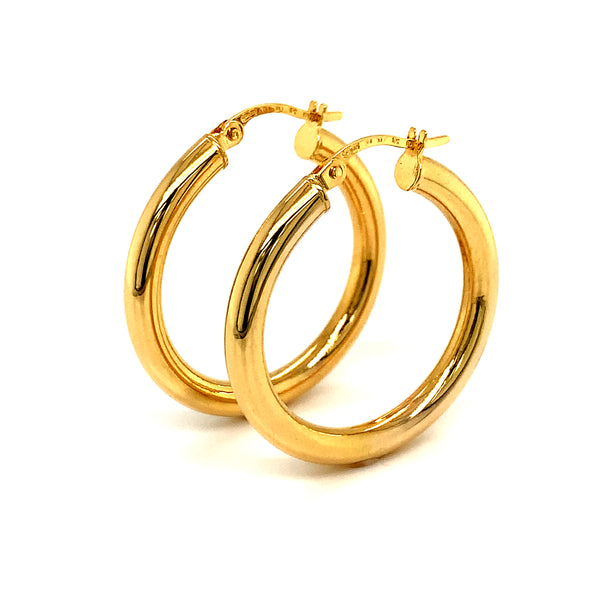 Argollas en oro amarillo 10kt