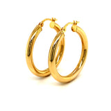 Argollas en oro amarillo 10kt