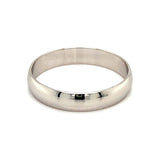 Banda 4mm en oro blanco 10k
