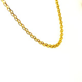 Cadena (bismark) en oro amarillo 10kt. 45cm