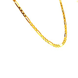 Cadena (Fígaro Maciza) en oro amarillo 10kt. 45cm