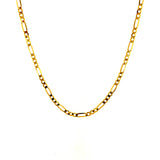 Cadena (Fígaro Maciza) en oro amarillo 10kt. 45cm