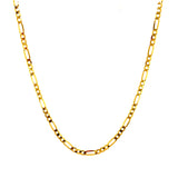 Cadena (Fígaro Maciza) en oro amarillo 10kt. 55cm