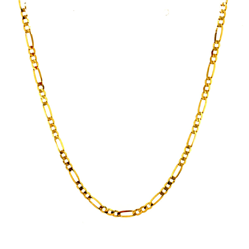 Cadena Cartier maciza en oro amarillo 10kt. 60cm