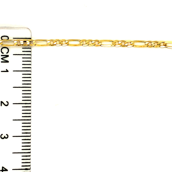 Cadena Cartier maciza en oro amarillo 10kt. 60cm