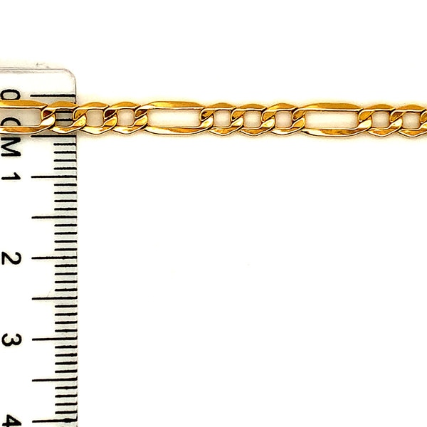 Cadena Cartier hueca en oro amarillo 10k. 60cm