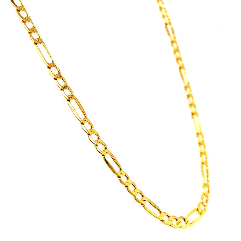 Cadena Cartier hueca en oro amarillo 10k. 60cm