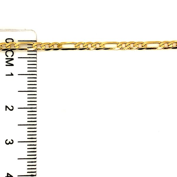 Cadena Cartier maciza en oro amarillo 10k. 60cm