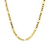 Cadena Cartier maciza en oro amarillo 10k. 60cm