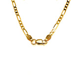 Cadena Cartier maciza en oro amarillo 10k. 60cm