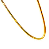 Cadena Cola de Ratón en oro amarillo 10kt. 50cm