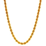 Cadena (Cordón Hueca) en oro amarillo 10kt. 65cm
