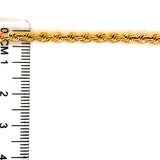 Cadena (Cordón Hueca) en oro amarillo 10kt. 65cm