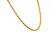 Cadena (cordón) hueca en oro amarillo 10kt. 45cm